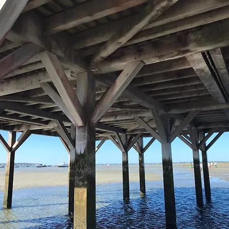Aux Pieds Des Plages, Du Port, De La Piste Cyclable Et Des Commerces De Proximite, Un Au Dernier Etage Avec Vue Panoramique Sur Le Bassin D'arcachon, Entierement Renove, Dans Avec Piscine Apartment