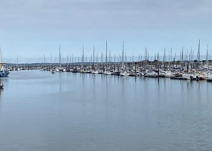 Aux Pieds Des Plages, Du Port, De La Piste Cyclable Et Des Commerces De Proximite, Un Au Dernier Etage Avec Vue Panoramique Sur Le Bassin D'arcachon, Entierement Renove, Dans Avec Piscine